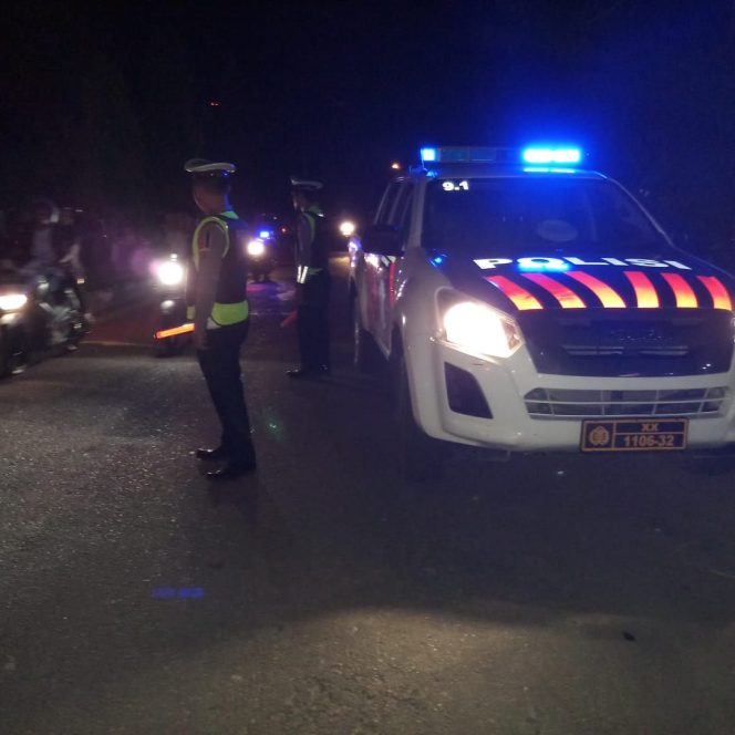 
					Minimalisir Kasus Laka, Satlantas Polres Konawe Giatkan Patroli Malam