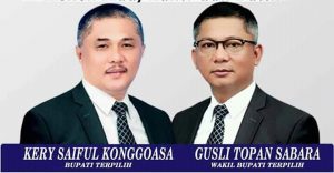 Fix, 12 September Ini Kery-Gusli Dilantik di Kendari