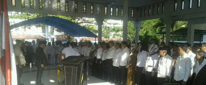 
					Suasana Pelantikan penjabat struktural yang dipimpin langsung bupati Kery Saiful Konggoasa. Foto: doc/ SH