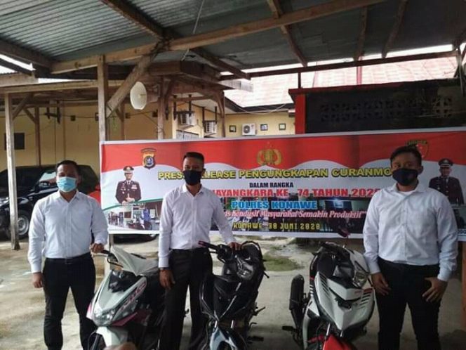 
					2 Tersangka Pencurian Motor Stamplas di Konawe Tertangkap, Dia Residivis