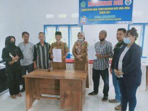 Sukses , Desa Mokowu Tetapkan Data SDGs Tepat Waktu