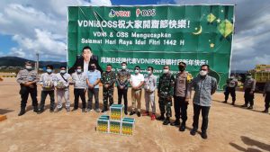PT VDNI Bagi-bagi Parcel Lebaran ke Masyarakat, Wabup Konawe: Mari Bersama Jaga  Kondusifitas Perusahaan