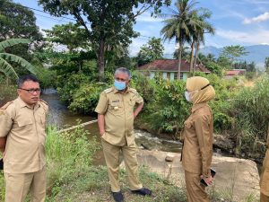 Bupati Konawe Monitoring Lokasi Pembangunan Infrastruktur di Onembute