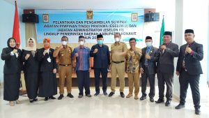 Kery Melantik  20 Penjabat Eselon Lingkup Konawe