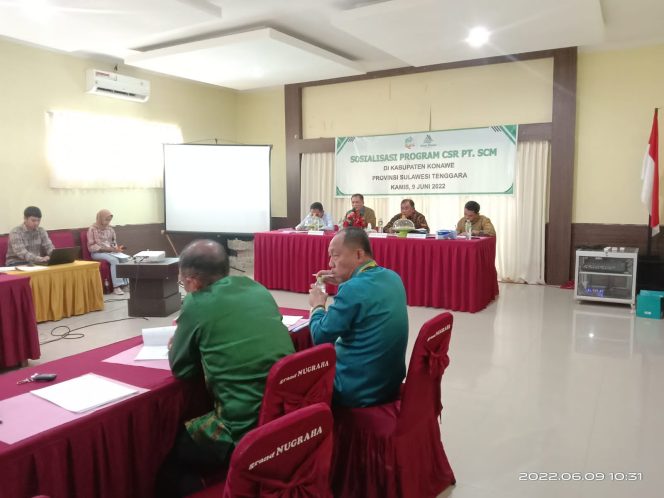 
					Sekda Harap Program CSR PT.SCM Sejalan dengan RPJMD Konawe