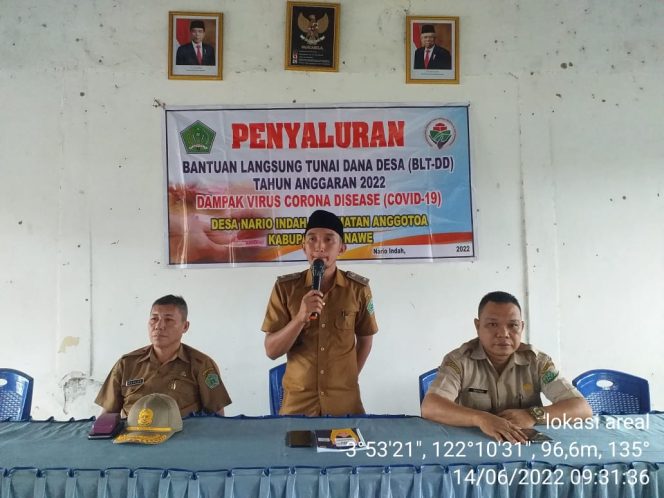 
					Pemdes Nario Indah Salurkan BLT-DD Salur Enam, Realisasinya Tepat Waktu