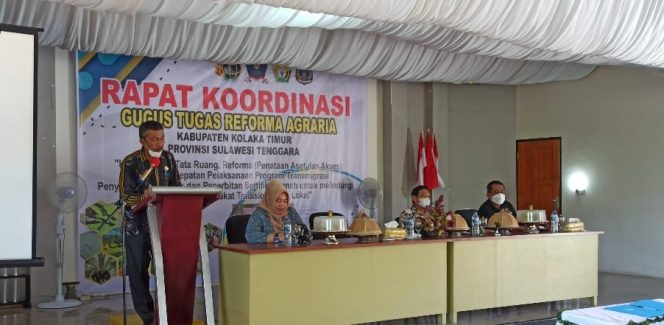 
					Pemkab Koltim Gelar Rakor dengan BPN Sultra