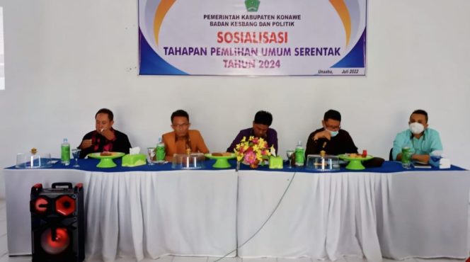 
					Jelang Pemilu Serentak 2024, Kesbangpol Konawe Gencarkan Sosialisasi