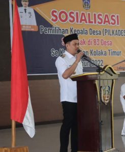 Pemkab Koltim Gelar Sosialisasi Pilkades Serentak