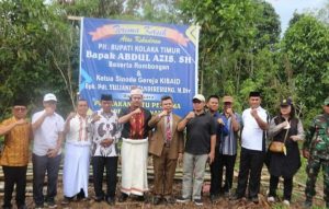 Pemda Koltim Bantu Pembangunan Rumah Ibadah Umat Kristiani di Tinondo