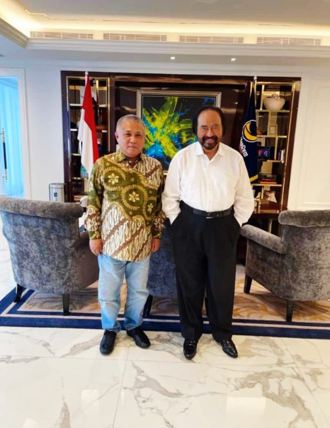 
					Kery Kunjungi Surya Paloh Bahas Pilgub di Sultra