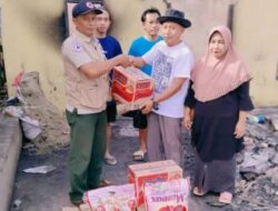 BPBD Konawe Salurkan Bantuan kepada Korban Kebakaran di Desa Amosilu