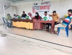 Pemdes Woerahi Adakan Pemeriksaan Golongan Darah Gratis