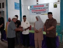 Pemdes Analahambuti Salurkan BLT Tahap I: Bisa untuk Bayar Zakat