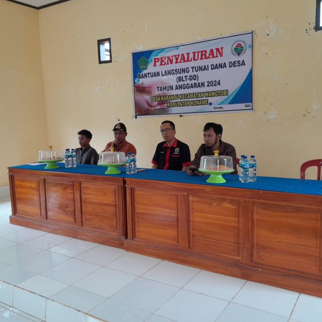 
					Pemdes Karandu Salurkan BLT-DD Kepada 31 KPM