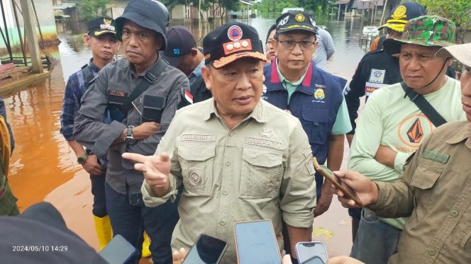 
					Pj. Bupati Konawe Tinjau Lokasi Banjir di Pondidaha