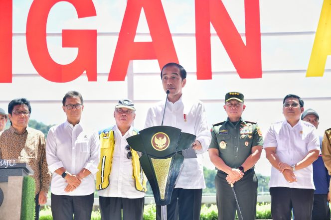 
					Presiden Jokowi Resmikan Bendungan Senilai Rp.1, 57 Triliun di Konawe