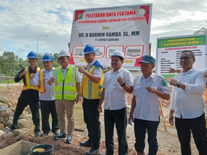 
					Pj Bupati Lakukan Peletakan Batu Pertama Pembangunan Gedung Jantung Terpadu RSUD Konawe