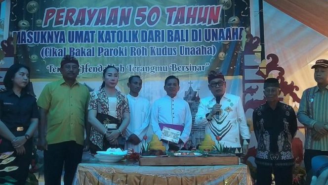 
					Pj. Bupati Konawe Hadiri Perayaan 50 Tahun Umat Katolik di Unaaha