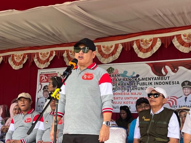 
					Pj. Bupati Konawe Buka Porseni HUT RI di Kecamatan Wawotobi