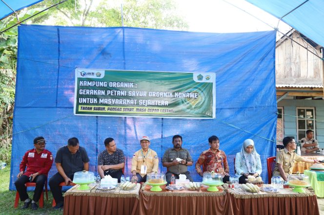 
					Pj. Bupati Konawe Hadiri Peluncuran Kampung Organik di Asinua