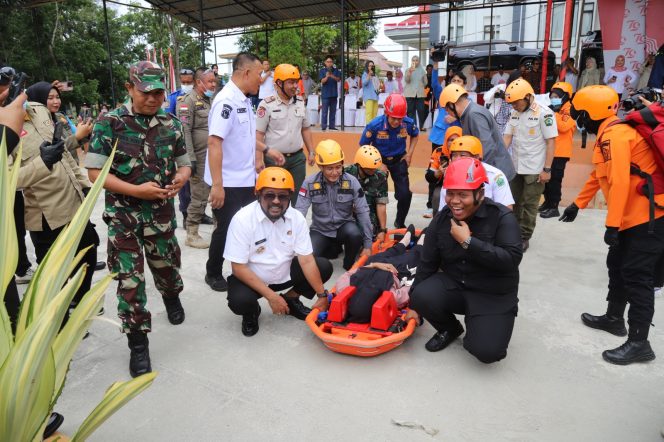 
					BPBD Konawe Gelar Simulasi Evakuasi Korban Bencana
