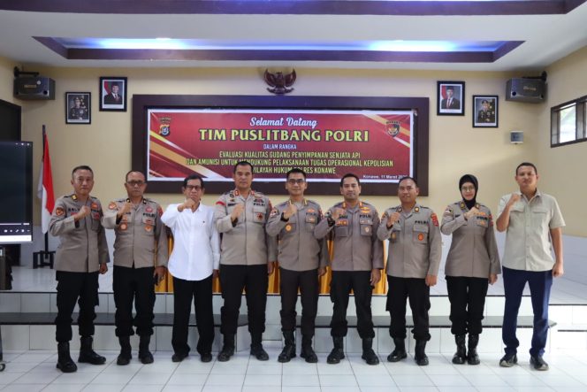 
					Puslitbang Polri Pilih Penelitian di Polres Konawe