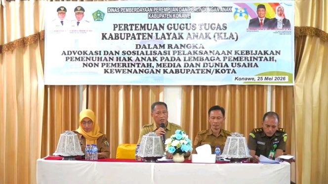 
					Sekda Konawe Dorong Penguatan Perlindungan Anak Melalui Evaluasi KLA 2026