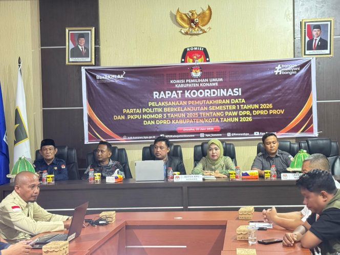 
					Deadline Sipol Konawe: Update Data Parpol Ditutup Malam Ini